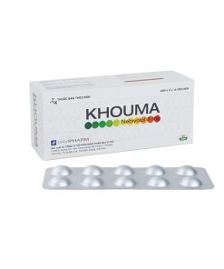 Khouma Nebivolol 5mg Davipharm (Hộp 60 viên)