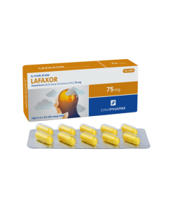 Lafaxor Venlafaxine 75mg Davipharm (Hộp 30 viên)