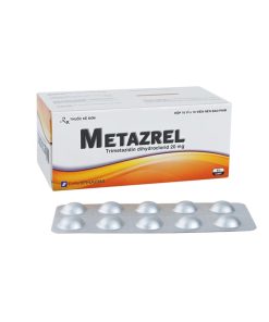 Metazrel Trimetazidine 20mg Davipharm (Hộp 100 viên)