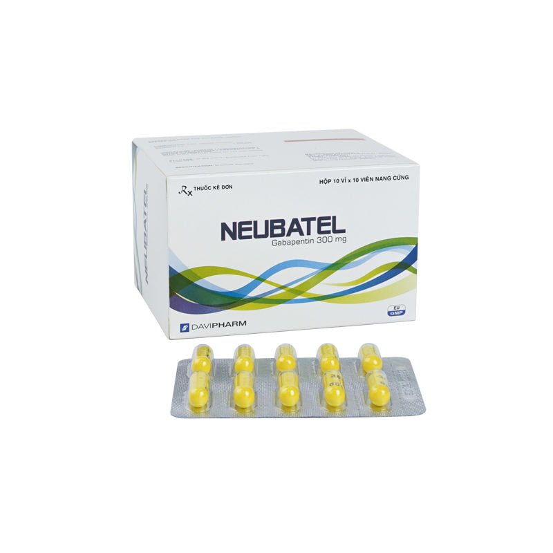 Neubatel Gabapentin 300mg Davipharm (Hộp 100 viên)
