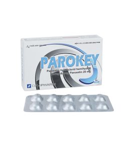 Parokey Paroxetine 20mg Davipharm (Hộp 30 viên)