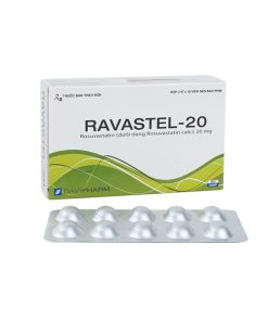 Ravastel-20 Rosuvastatin 20mg Davipharm (Hộp 30 viên)