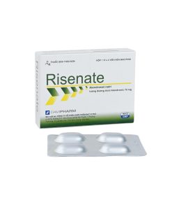 Risenate Alendronat Sodium 70mg Davipharm (Hộp 4 viên)