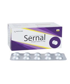 Sernal Risperidone 2mg Davipharm (Hộp 100 viên)