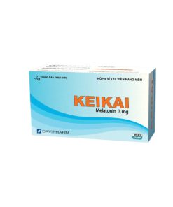 Keikai Melatonin 3mg Davipharm (Hộp 60 viên)