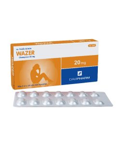 Wazer Citalopram 20mg Davipharm (Hộp 28 viên)