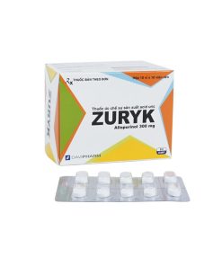 Zuryk Allopurinol 300mg Davipharm (Hộp 100 viên)