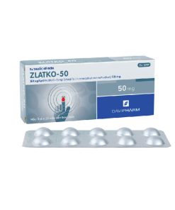 Zlatko-50 Sitagliptin 50mg Davipharm (Hộp 30 viên)