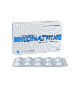 Xonatrix Fexofenadine 60mg Davipharm (Hộp 30 viên)