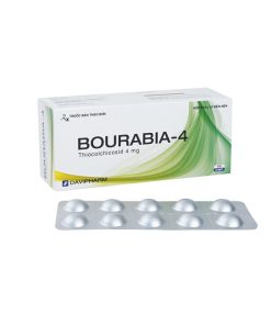 Bourabia-4 Thiocolchicoside 4mg Davipharm (Hộp 60 viên): Giải Pháp Giãn Cơ Hiệu Quả Trong Điều Trị Đau Co Thắt Cơ