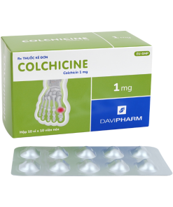 Colchicine 1mg Davipharm (Hộp 100 viên)