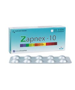 Zapnex-10 Olanzapine 10mg Davipharm (Hộp 30 viên): Giải Pháp Kiểm Soát Toàn Diện Bệnh Tâm Thần Phân Liệt Và Hưng Cảm
