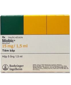 Mobic 15mg/1.5ml Meloxicam Boehringer (Hộp 5 ống): Thuốc Kháng Viêm Giảm Đau Không Steroid Dạng Tiêm