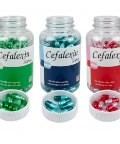 Cefalexin 500mg (3 màu viên) Tipharco (Chai 200 viên)