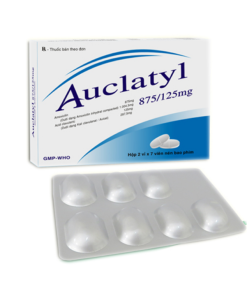 Auclatyl 875/125mg Tipharco (Hộp 14 viên): Kháng Sinh Hiệp Đồng, Điều Trị Nhiễm Khuẩn Kháng Beta-lactamase