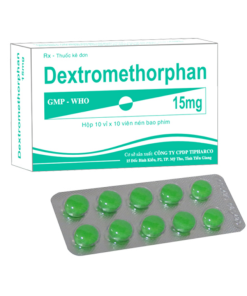 Dextromethorphan 15mg Tipharco (Hộp 100 viên): Thuốc Ức Chế Phản Xạ Ho Không Gây Nghiện