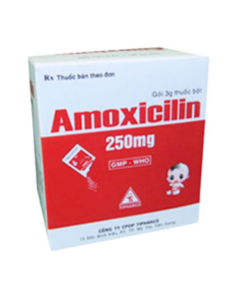 Amoxicilin 250mg Tipharco (Hộp 20 gói): Kháng Sinh Penicillin Phổ Rộng Dạng Bột Pha Hỗn Dịch