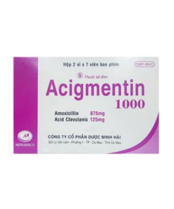 Acigmentin 1000 - Hộp 14 viên - Minh Hải