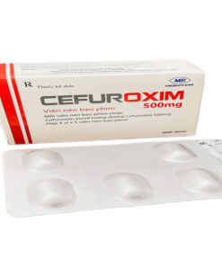 Cefuroxim 500mg - Hộp 20 viên - Mebiphar