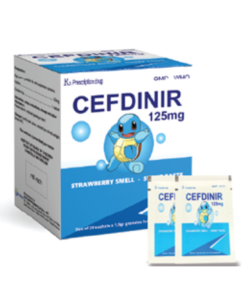 Cefdinir 125mg - Hộp 30 gói - S.Pharma