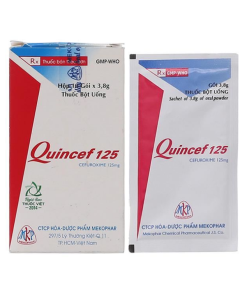 Quincef 125 - Hộp 10 gói - Mekophar