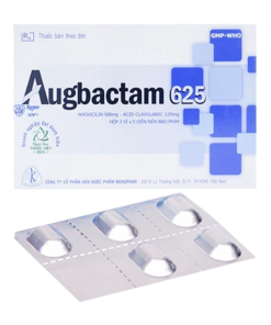 Augbactam 625 - Hộp 10 viên - Mekophar được bào chế dưới dạng viên nén bao phim chất lượng cao
