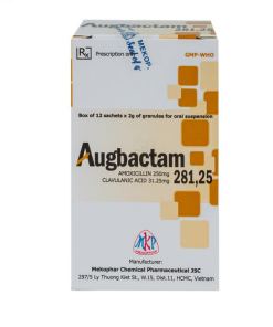 Augbactam 281.25mg - Hộp 12 gói - Mekophar
