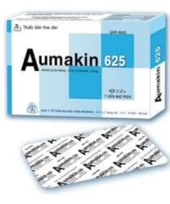 Aumakin 625 - Hộp 14 viên - Mekophar