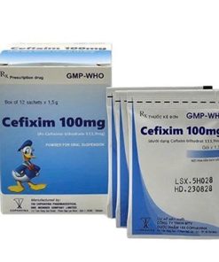 Cefixim 100mg - Hộp 12 gói - 150 Cophavina