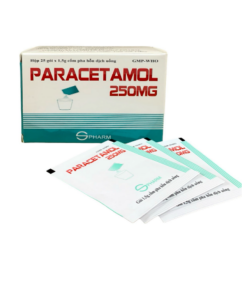 Paracetamol 250mg - Hộp 25 gói - S.Pharm