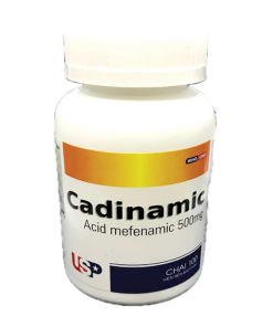 Cadinamic (Acid mefenamic 500mg) - Chai 100 viên - US Pharma