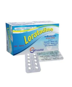 Loratadin 10mg - Hộp 100 viên - S.Pharma