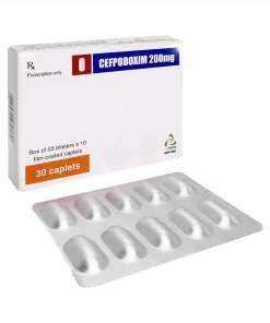 Cefpodoxim 200mg hộp 3 vỉ x 10 viên Trà Vinh