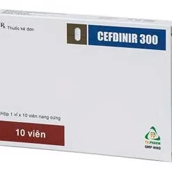 Cefdinir 300mg hộp 1 vỉ x 10 viên nang TV.Pharm