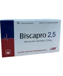 Biscapro bisoprolol 2.5mg tablets pymepharco (h/28v)