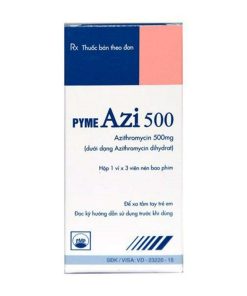 Pyme azi azithromycin 500mg pymepharco (h/3v)