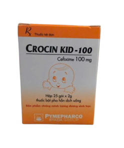 Crocin kid cefixim 100mg pymepharco (h/25gói)