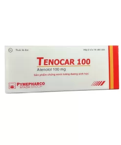 Tenocar 100 atenolol 100mg pymepharco (h/30v)